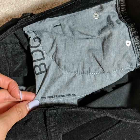 [3 for $25] BDG Velvet black jeans - Picture 3 of 6